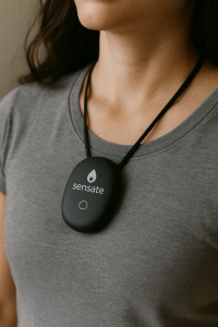 Sensate uses its infrasonic pulses to stimulate the vagus nerve, causing profound relaxation in minutes.